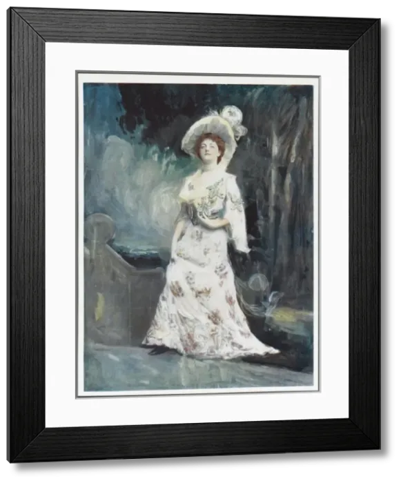 Framed Print : Mrs Maesmore Morris / 1903 Framed Print : Mrs Maesmore Morris / 1903