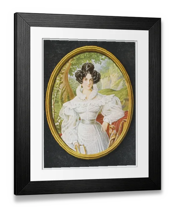 Framed Print : Therese Peche / Miniature Framed Print : Therese Peche / Miniature