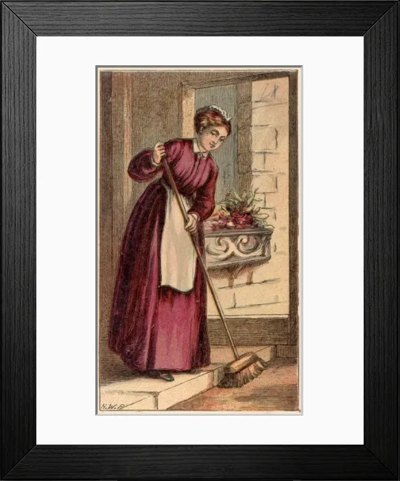 Framed Print : Housemaid (Petherick) Framed Print : Housemaid (Petherick)