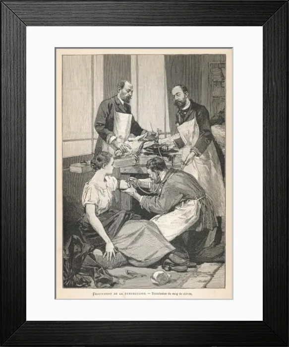 Framed Print : Tuberculosis 1891 Framed Print : Tuberculosis 1891
