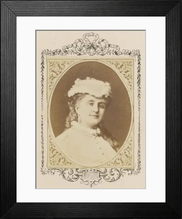 Framed Print : Hortense Schneider / Figar Framed Print : Hortense Schneider / Figar