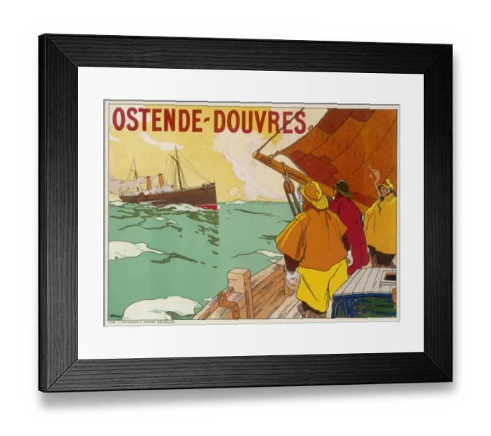 Framed Print : Ostend-Dover Steamer Framed Print : Ostend-Dover Steamer