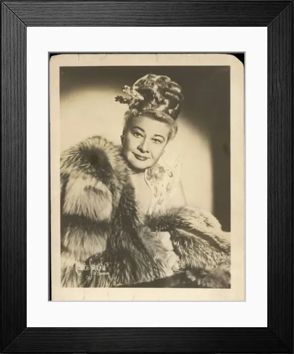 Framed Print : Sophie Tucker / Photo Framed Print : Sophie Tucker / Photo