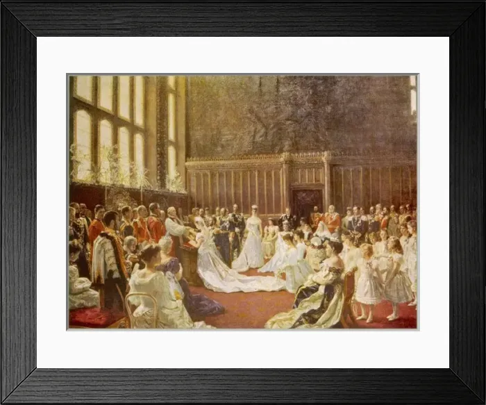 Framed Print : George V Weds Framed Print : George V Weds