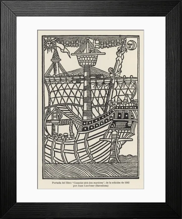 Framed Print : Spanish Sail Ship 1502 Framed Print : Spanish Sail Ship 1502