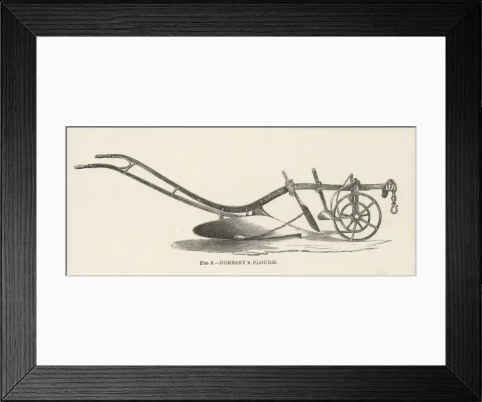 Framed Print : Hornsbys Plough Framed Print : Hornsbys Plough