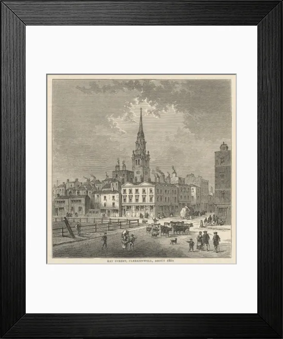 Framed Print : Ray Street, Clerkenwell Framed Print : Ray Street, Clerkenwell