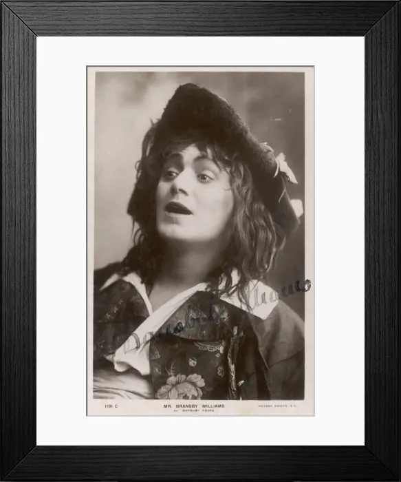 Framed Print : Bransby Williams / Rudge Framed Print : Bransby Williams / Rudge