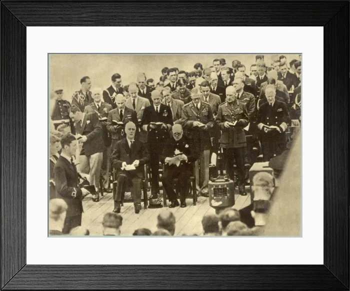 Framed Print : Atlantic Meeting 1941 Framed Print : Atlantic Meeting 1941