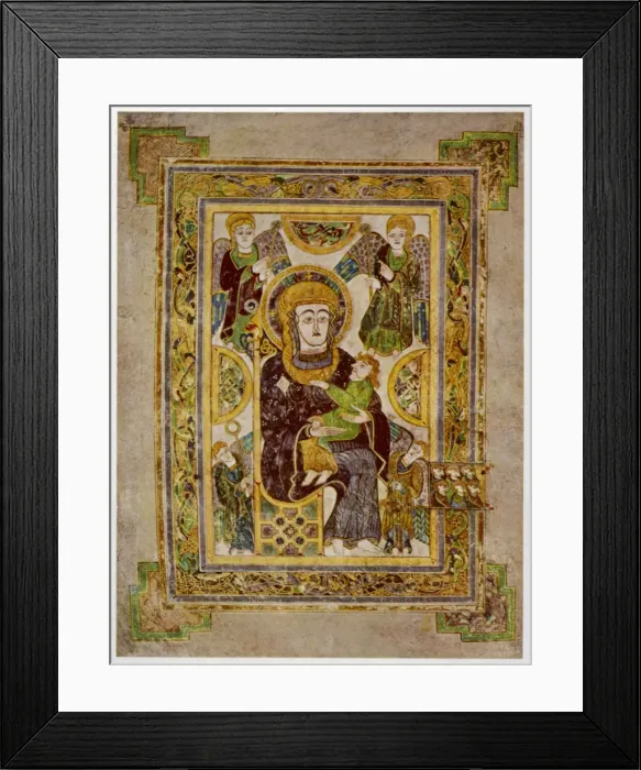 Framed Print : Kells : Virgin Framed Print : Kells : Virgin