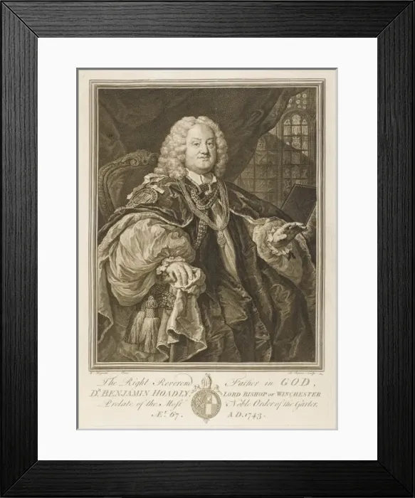 Framed Print : Bishop Benjamin Hoadly Framed Print : Bishop Benjamin Hoadly