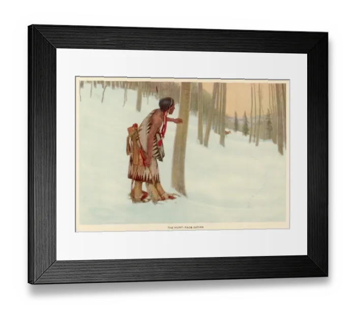Framed Print : Racial / Taos Hunter 1908 Framed Print : Racial / Taos Hunter 1908