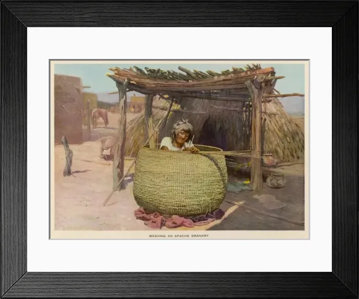 Framed Print : Apache Basketmaker Framed Print : Apache Basketmaker
