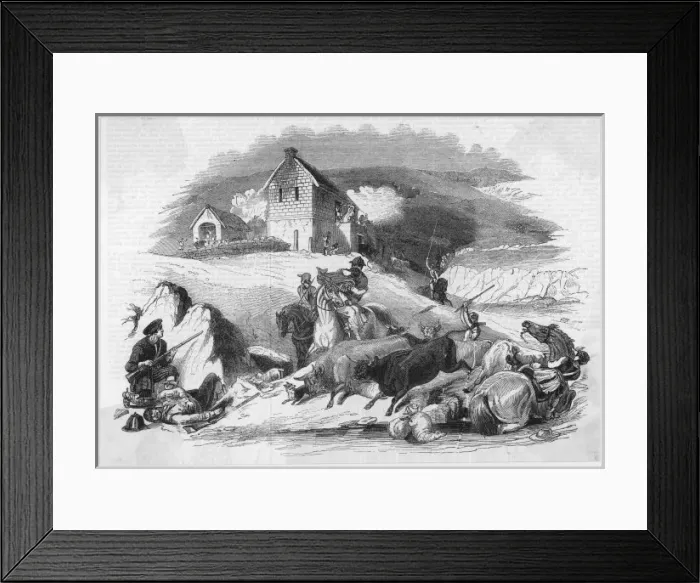 Framed Print : Border Cattle Raid Framed Print : Border Cattle Raid