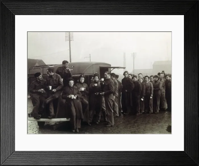 Framed Print : Wwii / Ats / Refreshment Framed Print : Wwii / Ats / Refreshment