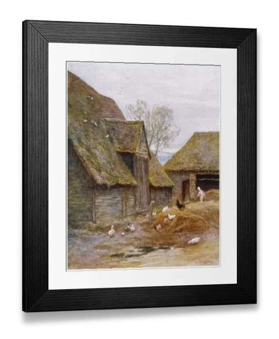 Framed Print : Kentish Farmyard Framed Print : Kentish Farmyard