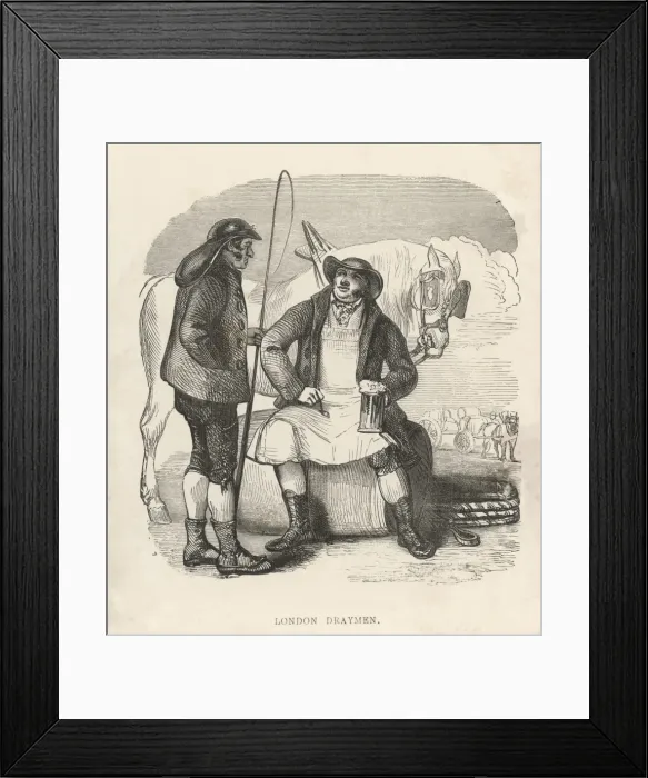 Framed Print : London Draymen Framed Print : London Draymen