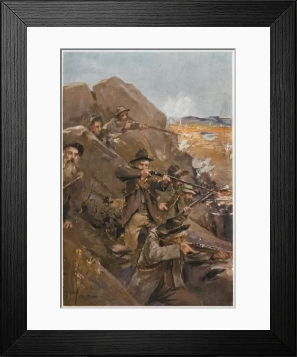Framed Print : Boer War; Tugela River Framed Print : Boer War; Tugela River