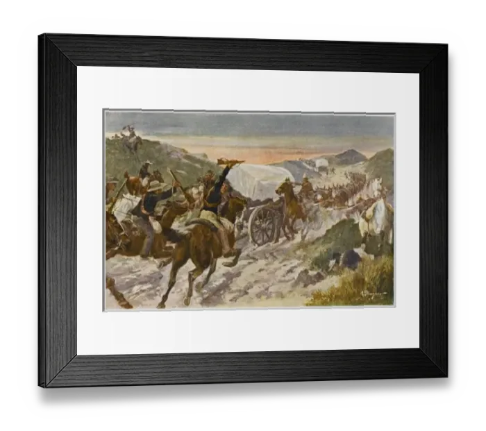 Framed Print : Boer War: Boer Ambush Framed Print : Boer War: Boer Ambush