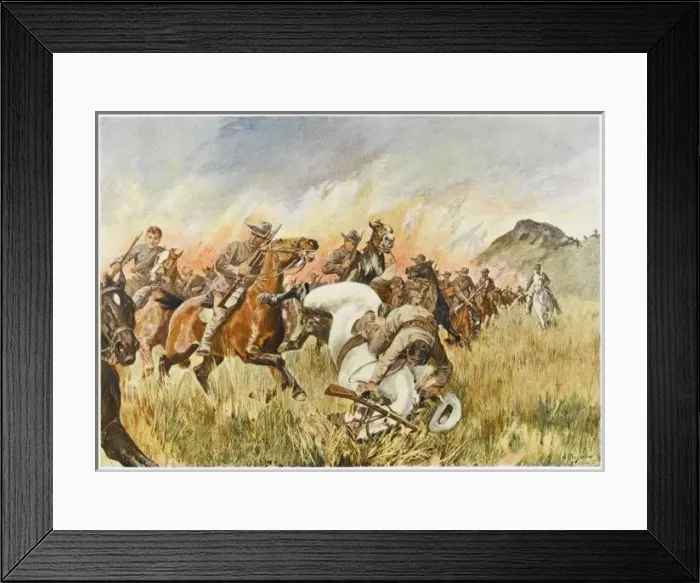 Framed Print : Battle of Biddulphsberg Framed Print : Battle of Biddulphsberg