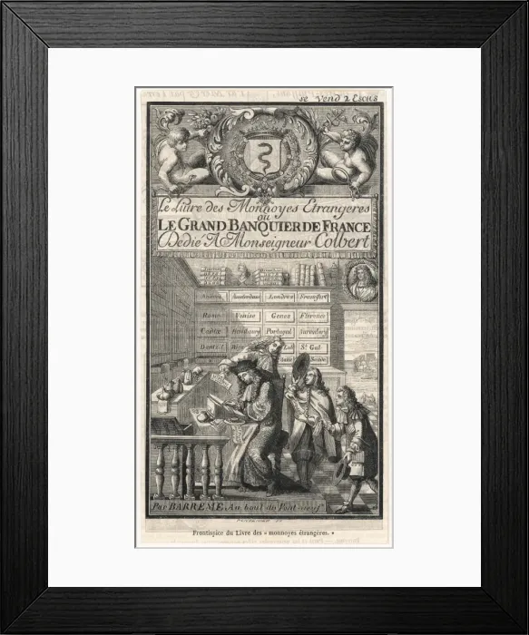 Framed Print : French Money Changer Framed Print : French Money Changer