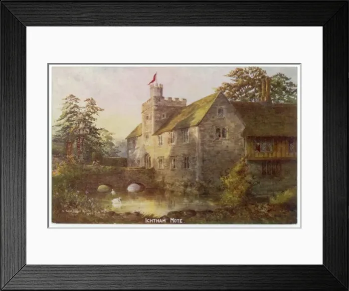 Framed Print : Ightham Mote / Kent / 1905 Framed Print : Ightham Mote / Kent / 1905