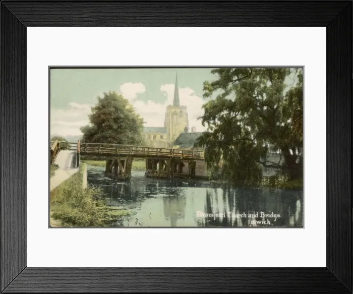 Framed Print : Ipswich / Church / Bridge Framed Print : Ipswich / Church / Bridge