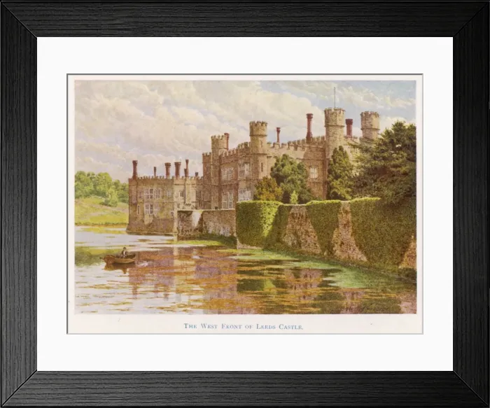 Framed Print : Leeds Castle / 1907 Framed Print : Leeds Castle / 1907