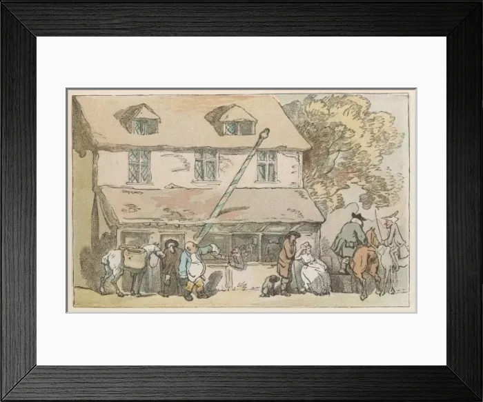 Framed Print : Barbers / Rowlandson Framed Print : Barbers / Rowlandson