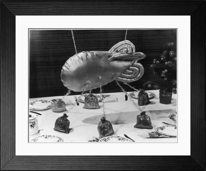 Framed Print : Barrage Balloon for Xmas Framed Print : Barrage Balloon for Xmas