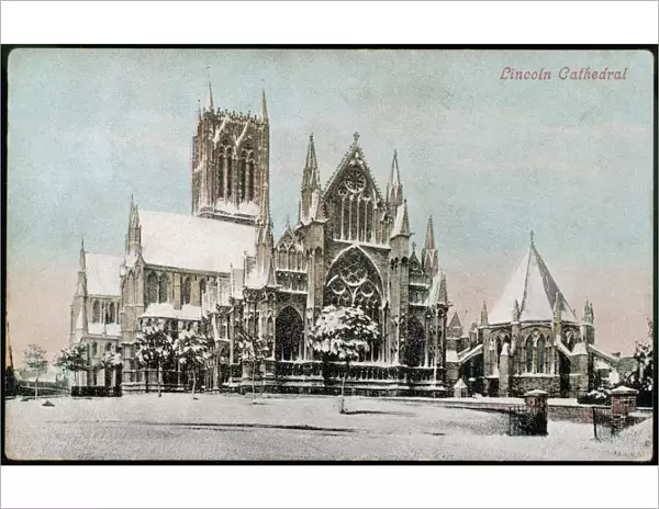 Lincoln Cathedral  /  Snow