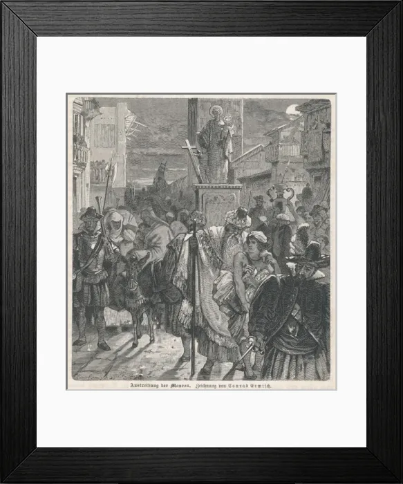 Framed Print : Expulsion of the Moors Framed Print : Expulsion of the Moors