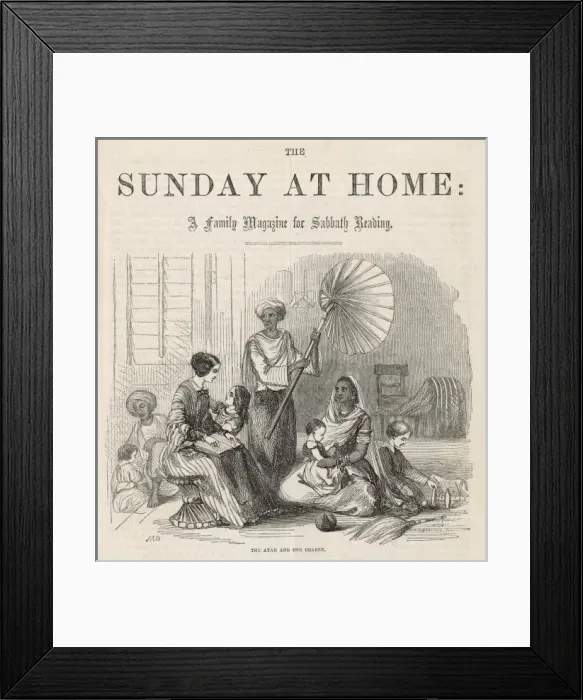 Framed Print : An Indian Ayah Framed Print : An Indian Ayah