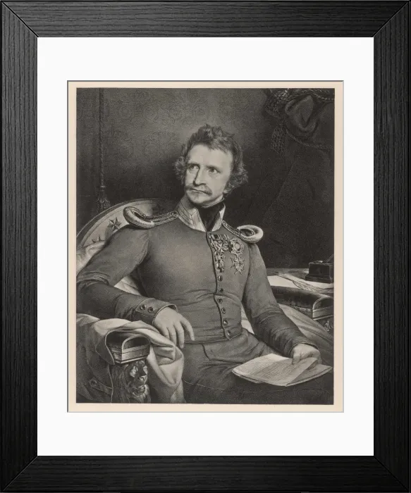 Framed Print : Ludwig I / Bavaria / Fursten Framed Print : Ludwig I / Bavaria / Fursten
