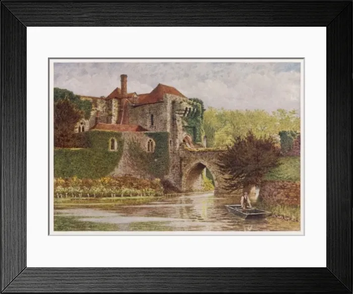 Framed Print : Leeds Castle / 1907 Framed Print : Leeds Castle / 1907