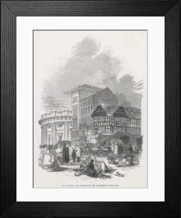 Framed Print : Manchester / Street Market Framed Print : Manchester / Street Market