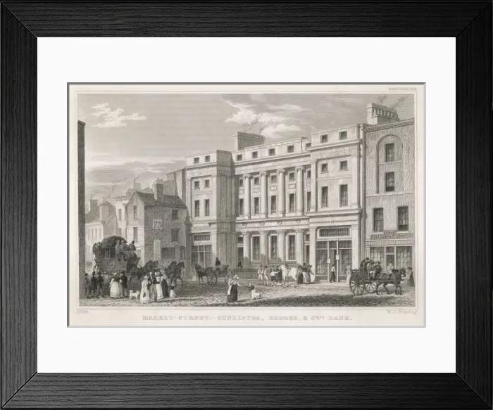 Framed Print : Manchester / Market St Framed Print : Manchester / Market St