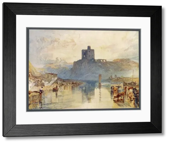 Framed Print : Norham Castle  /  Turner