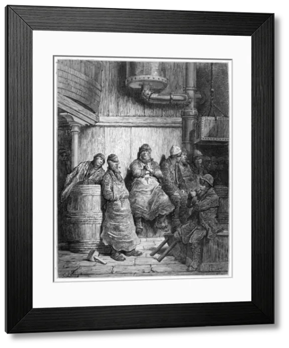 Framed Print : London Workmen / Dore Framed Print : London Workmen / Dore