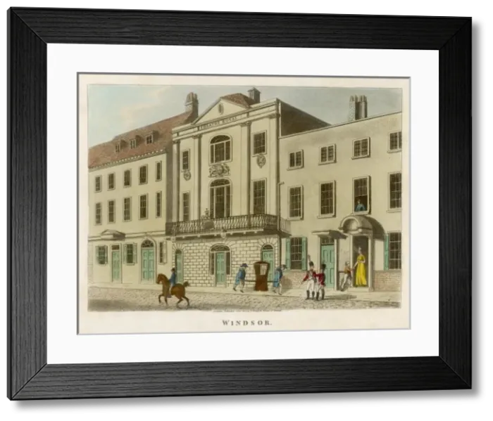 Framed Print : Windsor Theatre 1805 Framed Print : Windsor Theatre 1805