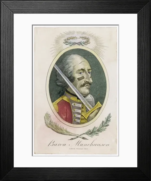 Framed Print : Baron Munchhausen / Raspe Framed Print : Baron Munchhausen / Raspe