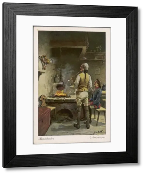 Framed Print : Baron Munchausen / Raspe Framed Print : Baron Munchausen / Raspe