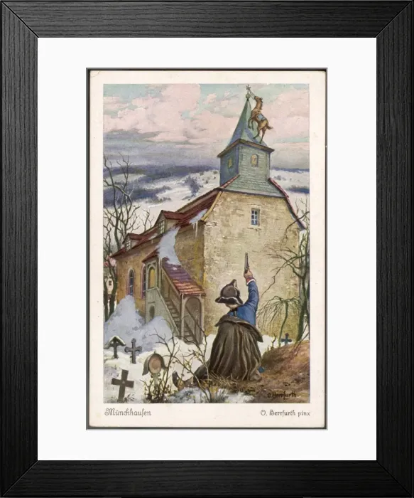 Framed Print : Baron Munchhausen / Raspe Framed Print : Baron Munchhausen / Raspe