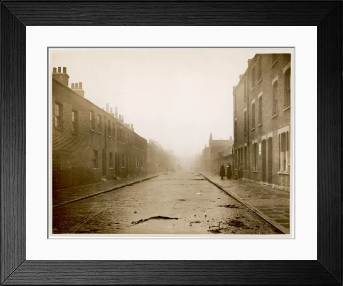 Framed Print : Cheerless Street Scene Framed Print : Cheerless Street Scene