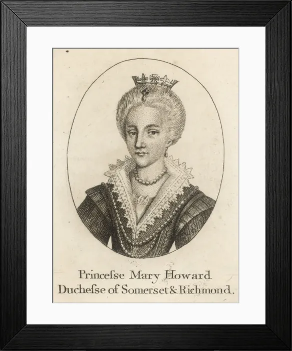 Framed Print : Mary, Duchess of Richmon Framed Print : Mary, Duchess of Richmon