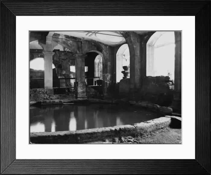 Framed Print : Circular Bath / Bath Framed Print : Circular Bath / Bath