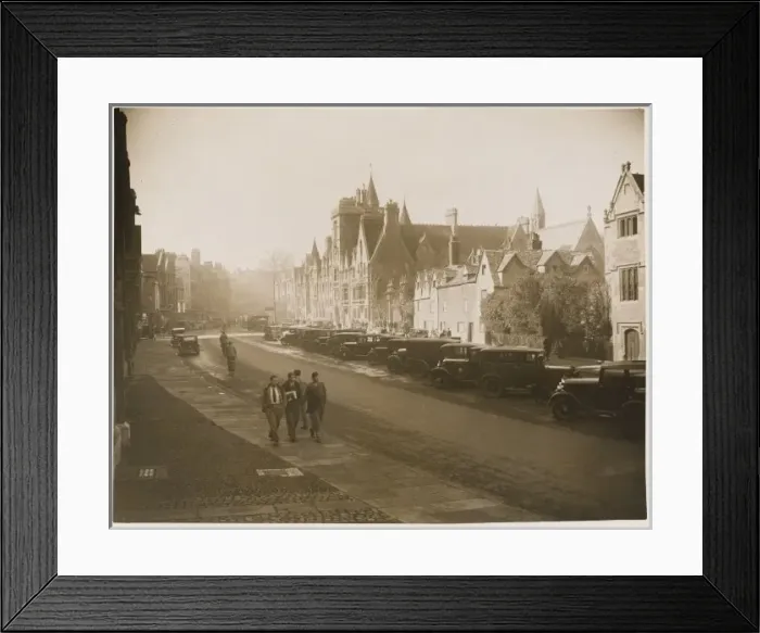 Framed Print : Oxford  /  Broad Street 1934