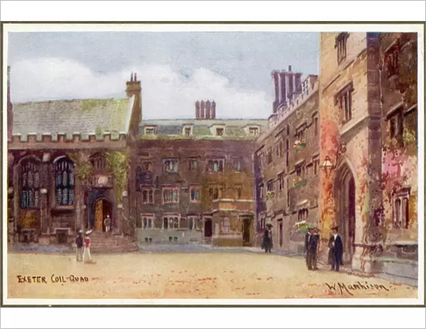 Oxford  /  Exeter Quad 1903