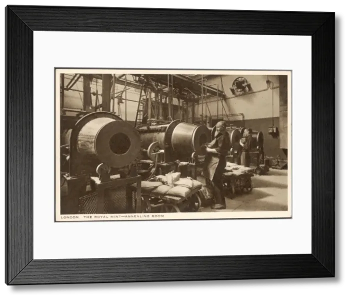 Framed Print : Annealing at Royal Mint Framed Print : Annealing at Royal Mint