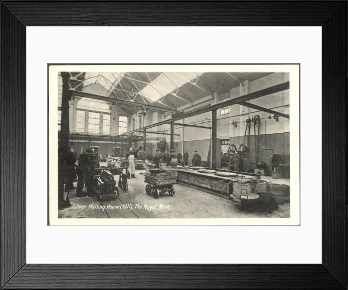 Framed Print : Silver Melting at Mint Framed Print : Silver Melting at Mint